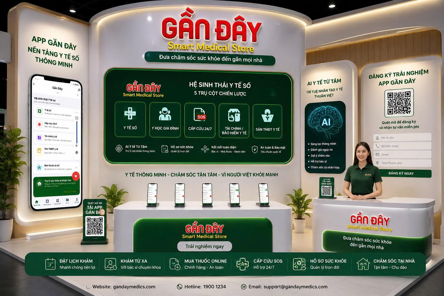 Hình ảnh minh họa chiến dịch Hoan TT đồng hành cùng Từ Tâm chuẩn bị ra mắt Gần Đây và MamaCare