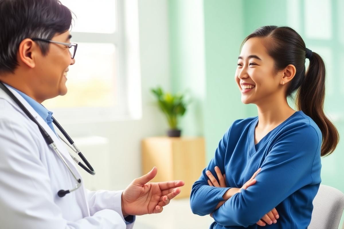 Bác sĩ Gần Đây tư vấn cho bệnh nhân